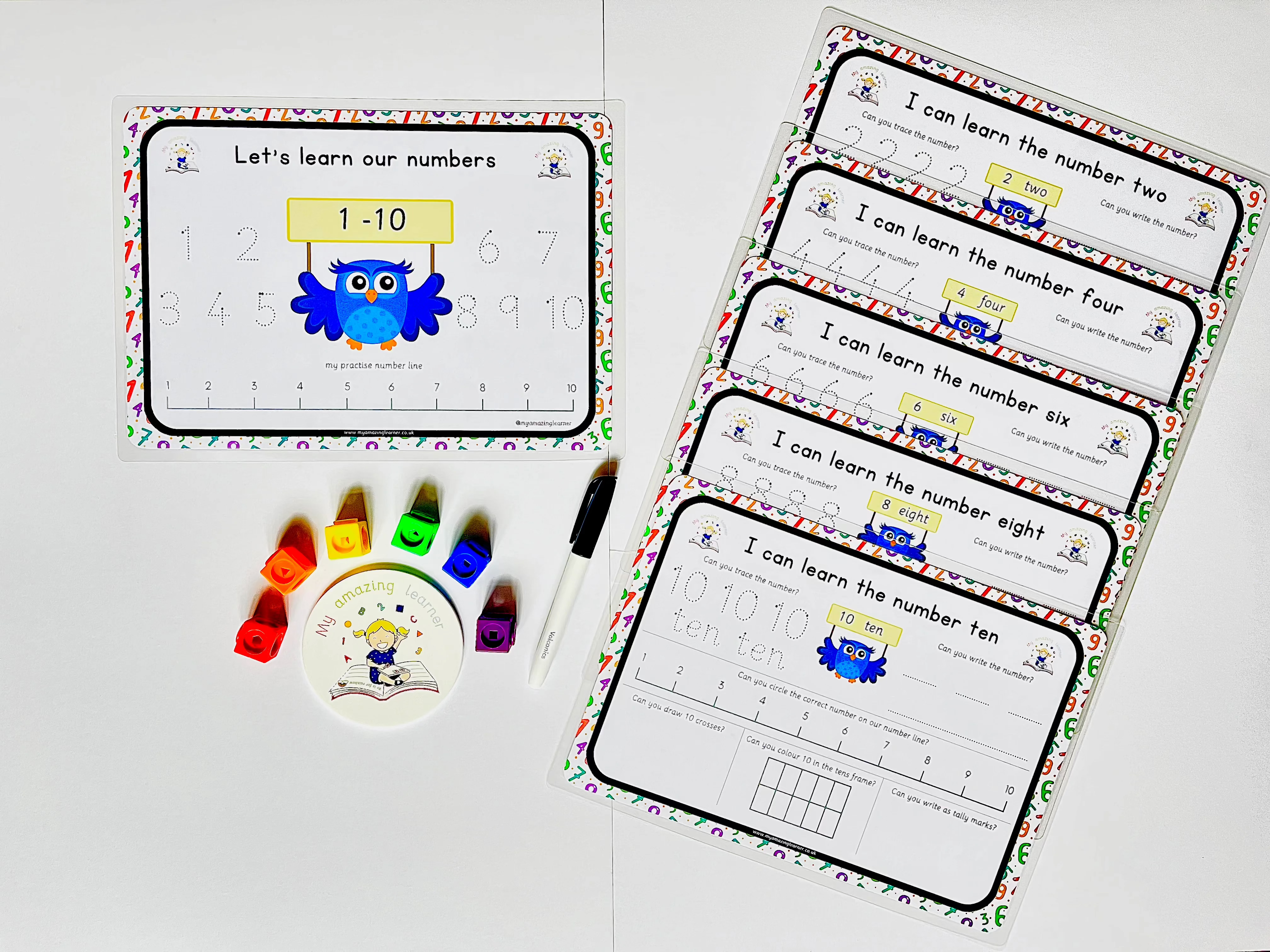 Learn Our Numbers 1-10 Pack – My Amazing Learner