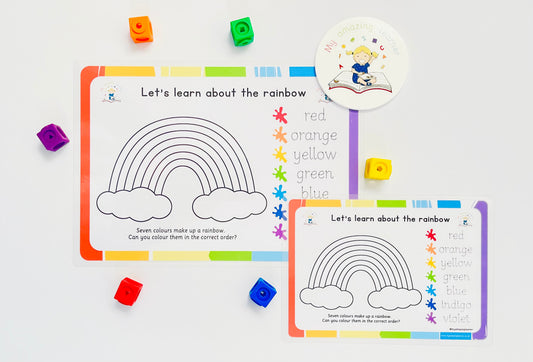 Rainbow Laminated Worksheet