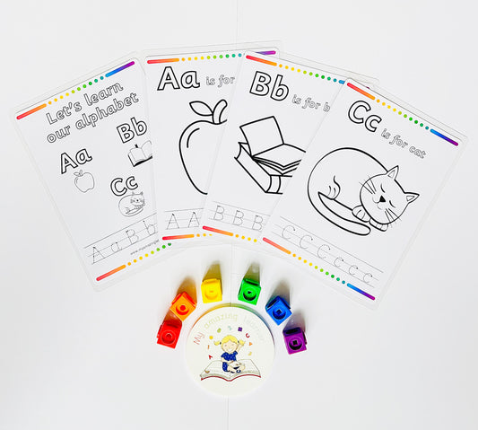 Learn the Alphabet A5 Laminated Booklet